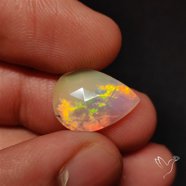Rose Cut Ethiopian Welo Opal