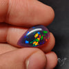 AAA Ethiopian Black Opal Cabochon Smoked