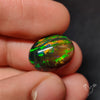 AAA Ethiopian Black Opal Cabochon Smoked