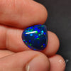 AAA Ethiopian Black Opal Cabochon Smoked Natural Blue Sheen