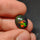 AAA Ethiopian Black Opal Cabochon Smoked