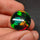 AAA Ethiopian Black Opal Cabochon Smoked