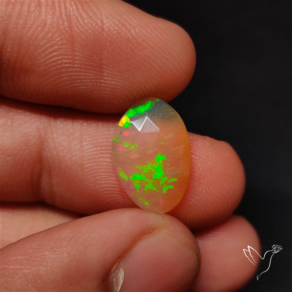 Rose Cut Ethiopian Welo Opal