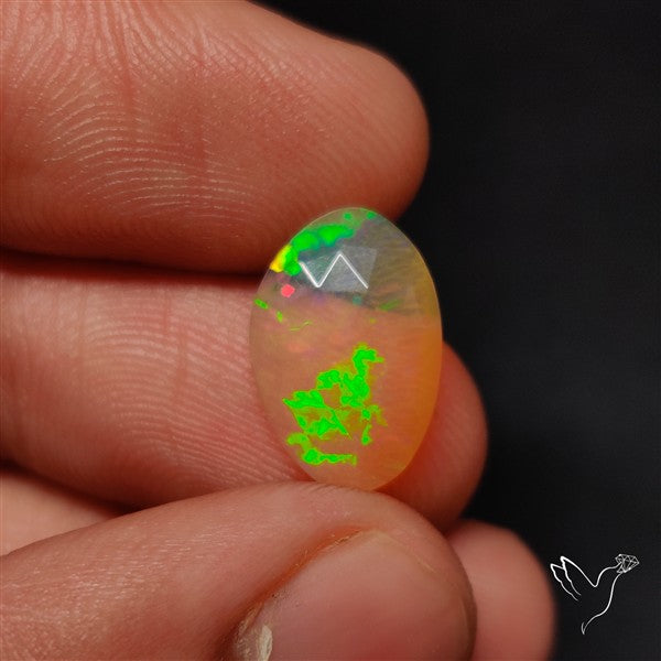 Rose Cut Ethiopian Welo Opal