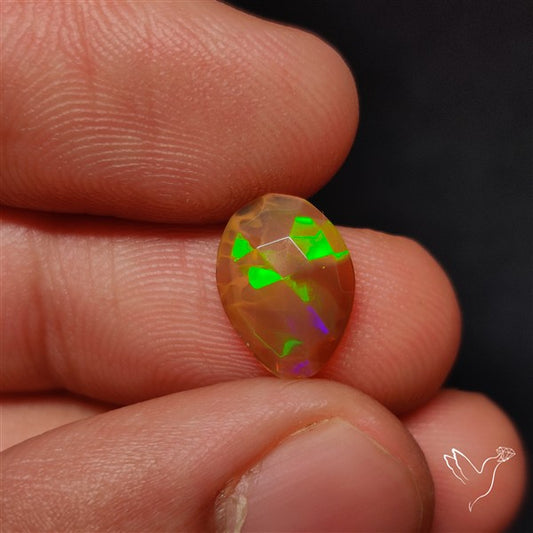 Rose Cut Ethiopian Welo Opal