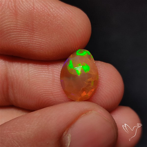 Rose Cut Ethiopian Welo Opal