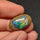 Boulder Galaxy Ethiopian Black Opal Inlay Cabochon