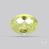 Checker Cut Faceted Green Gold Lemon Quartz