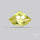 Checker Cut Faceted Green Gold Lemon Quartz