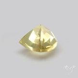 Checker Cut Faceted Green Gold Lemon Quartz