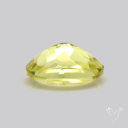 Faceted Green Gold Lemon Quartz