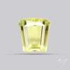 Faceted Green Gold Lemon Quartz