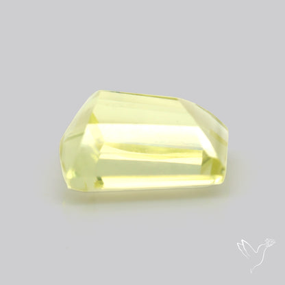 Faceted Green Gold Lemon Quartz