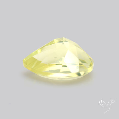 Faceted Green Gold Lemon Quartz