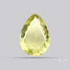 Buff Top Faceted Green Gold Lemon Quartz