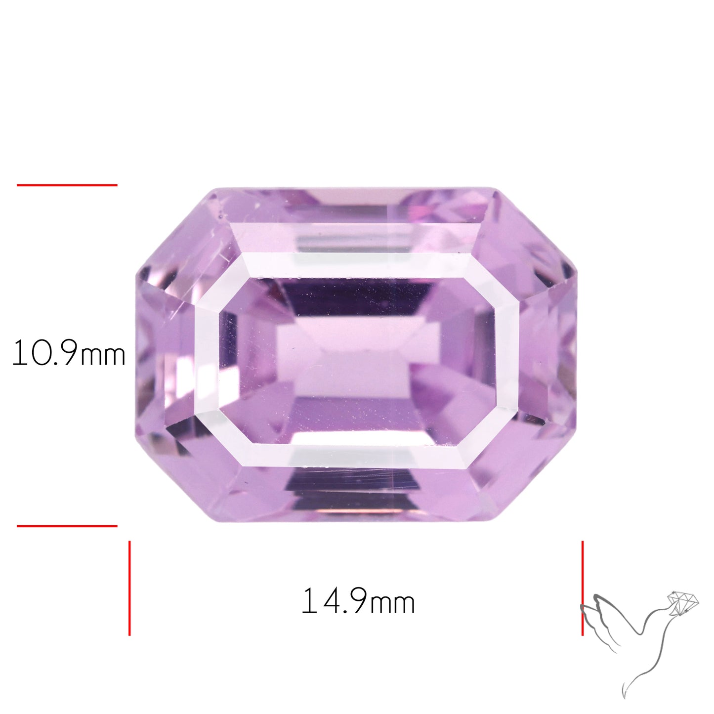 High Grade Kunzite Faceted