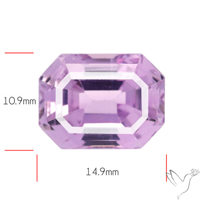 High Grade Kunzite Faceted