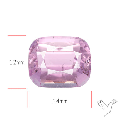 High Grade Kunzite Faceted