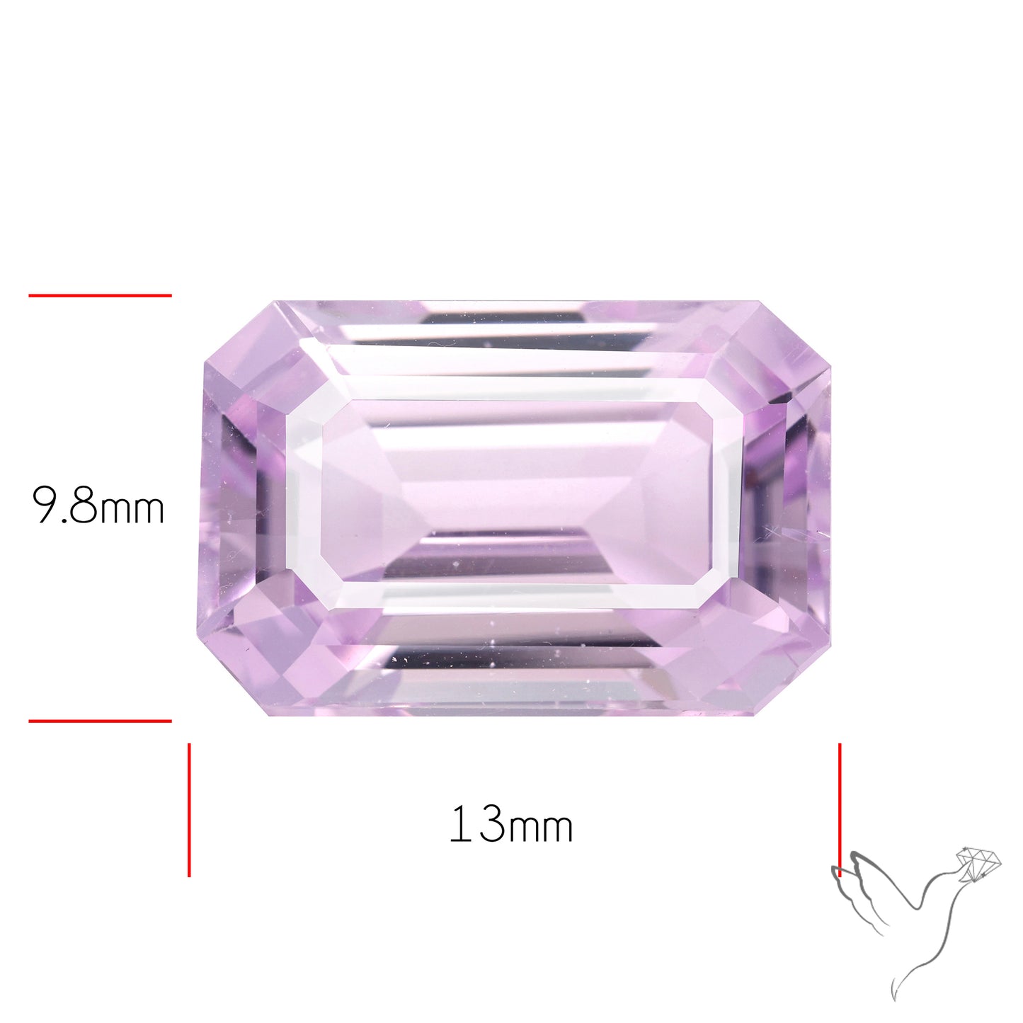 High Grade Kunzite Faceted Rare Large Sized