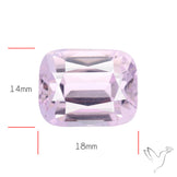 High Grade Kunzite Faceted Rare Large Sized