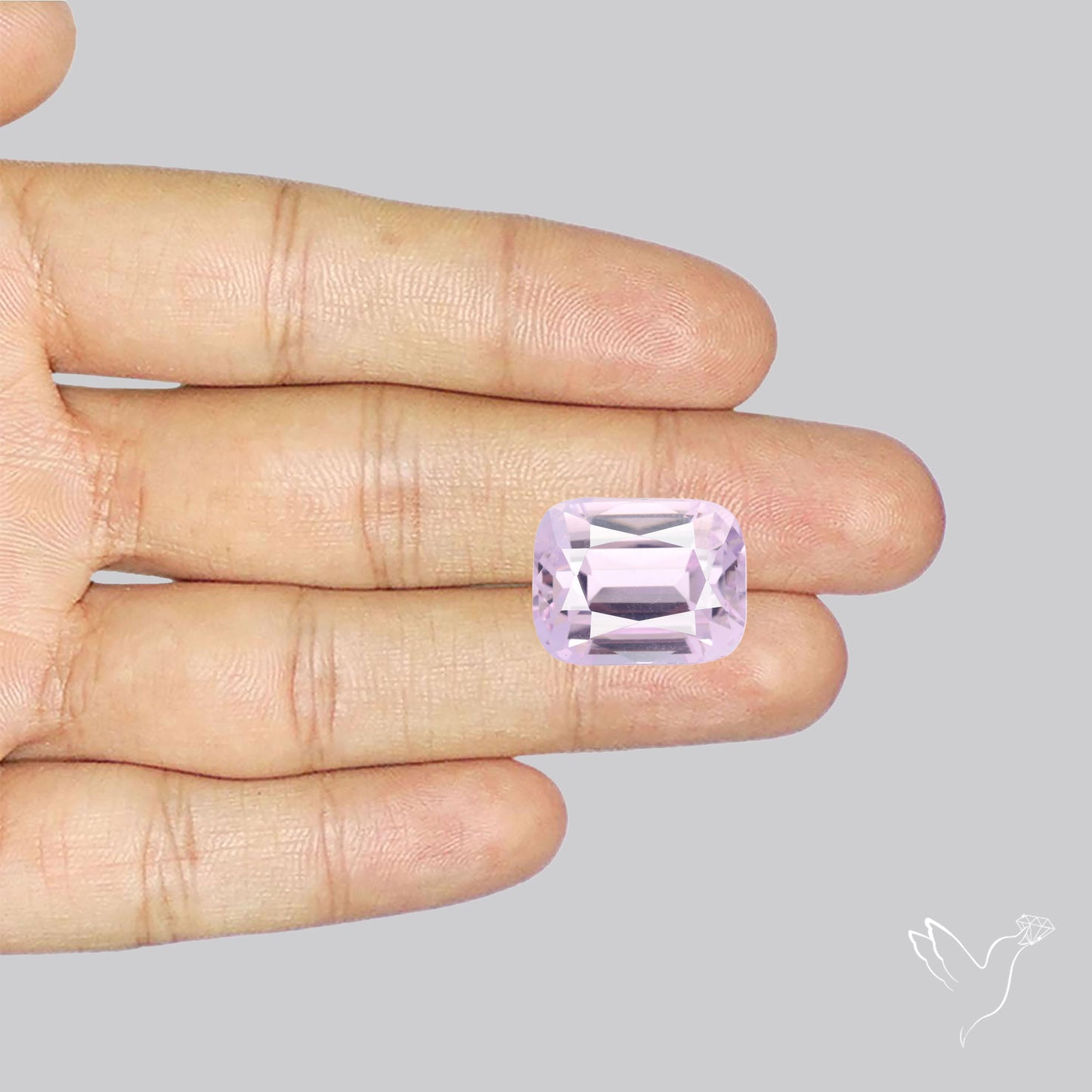 High Grade Kunzite Faceted Rare Large Sized
