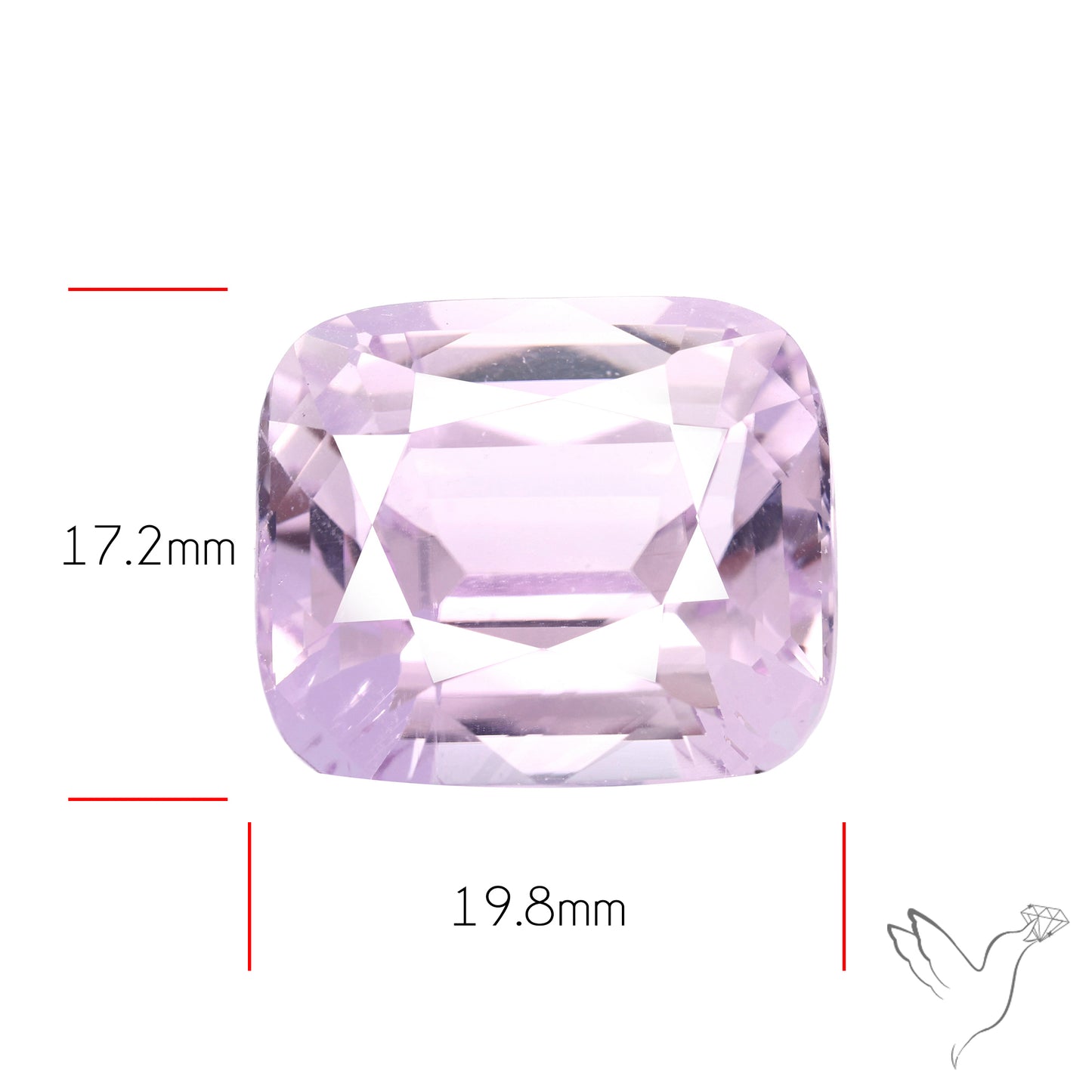High Grade Kunzite Faceted Rare Large Sized