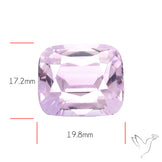 High Grade Kunzite Faceted Rare Large Sized