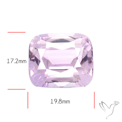 High Grade Kunzite Faceted Rare Large Sized