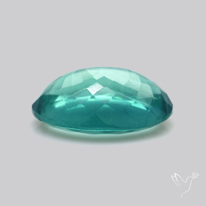Faceted Belgian Teal Fluorite