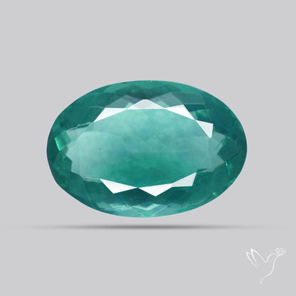 Faceted Belgian Teal Fluorite