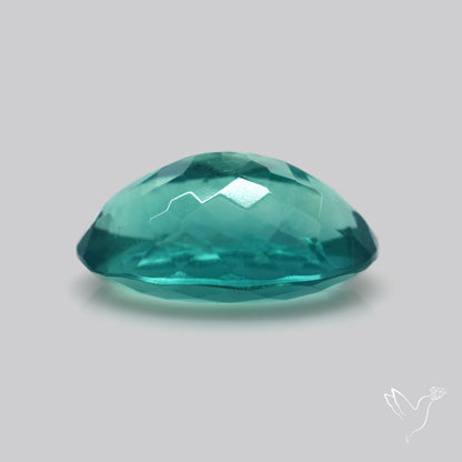 Faceted Belgian Teal Fluorite