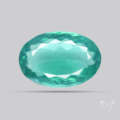Faceted Belgian Teal Fluorite