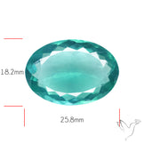 Faceted Belgian Teal Fluorite