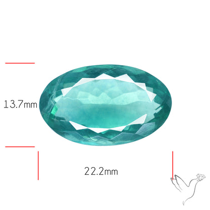 Faceted Belgian Teal Fluorite
