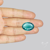 Faceted Belgian Teal Fluorite