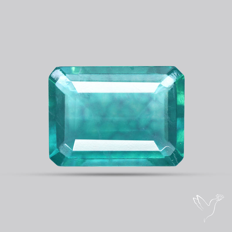 Faceted Belgian Teal Fluorite