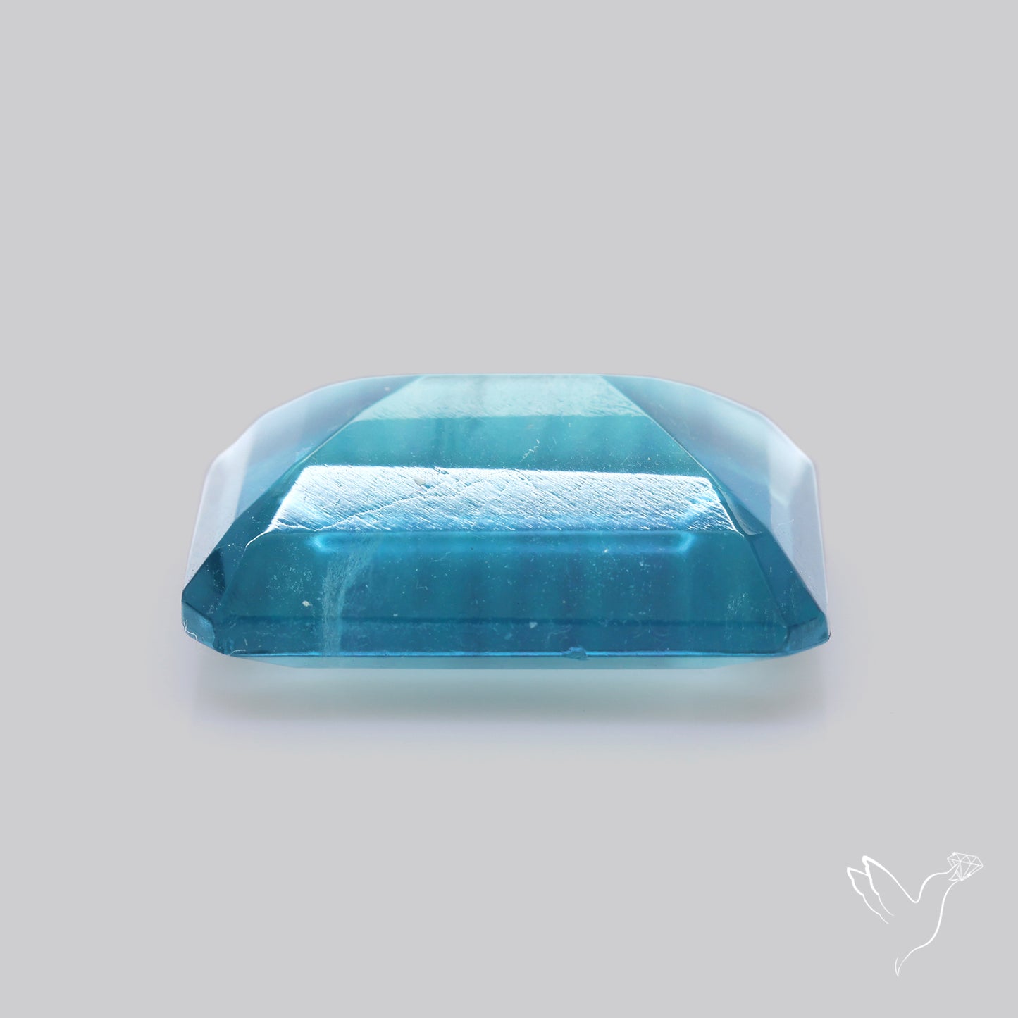 Faceted Belgian Teal Fluorite