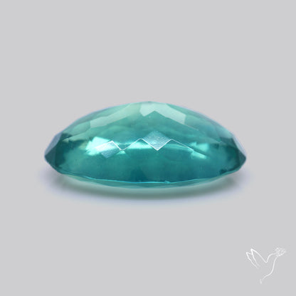 Faceted Belgian Teal Fluorite