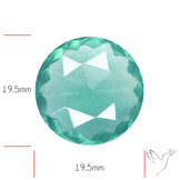 Faceted Belgian Teal Fluorite