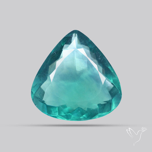 Faceted Belgian Teal Fluorite