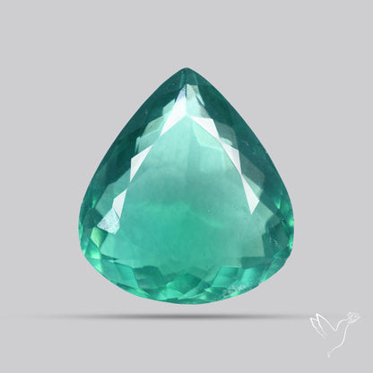 Faceted Belgian Teal Fluorite