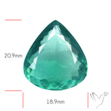Faceted Belgian Teal Fluorite