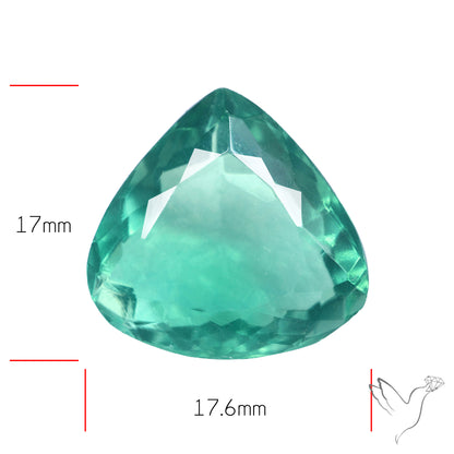 Faceted Belgian Teal Fluorite
