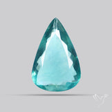 Faceted Belgian Teal Fluorite