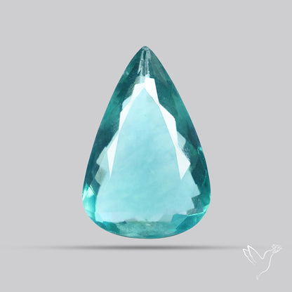 Faceted Belgian Teal Fluorite