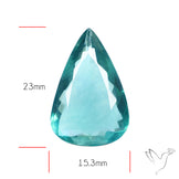 Faceted Belgian Teal Fluorite