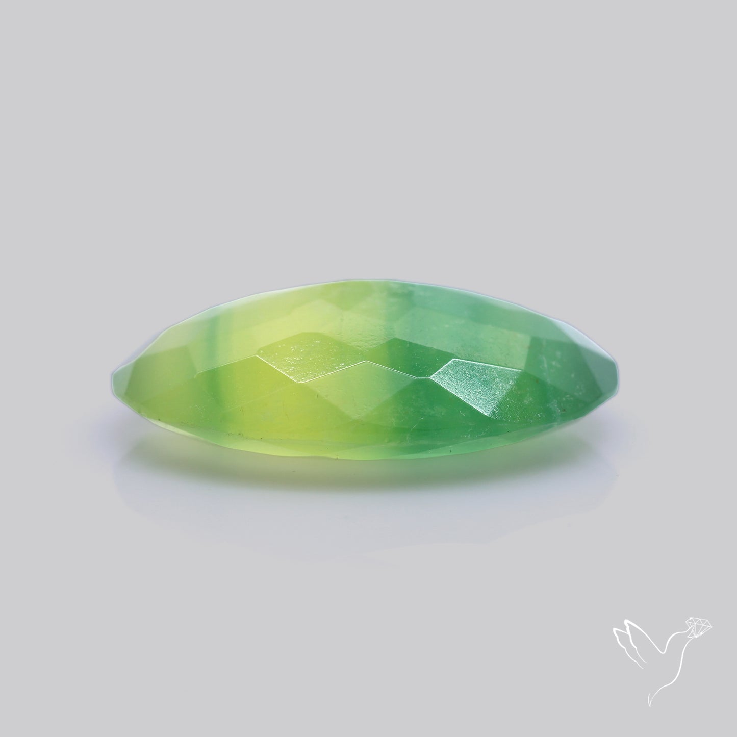 Faceted Belgian Green Fluorite