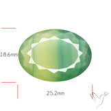 Faceted Belgian Green Fluorite
