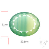 Faceted Belgian Green Fluorite