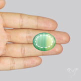 Faceted Belgian Green Fluorite